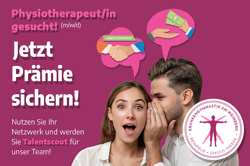 Physiotherapeut gesucht Talentscout